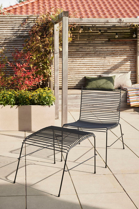 String Footrest Black