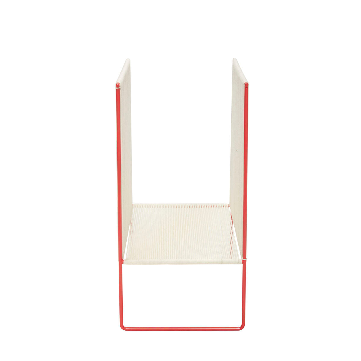 String Magazine Holder Red/White