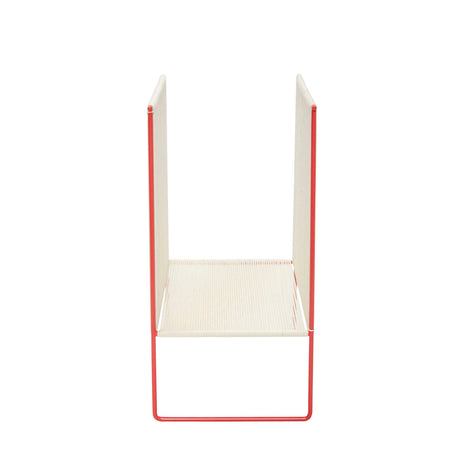 String Magazine Holder Red/White