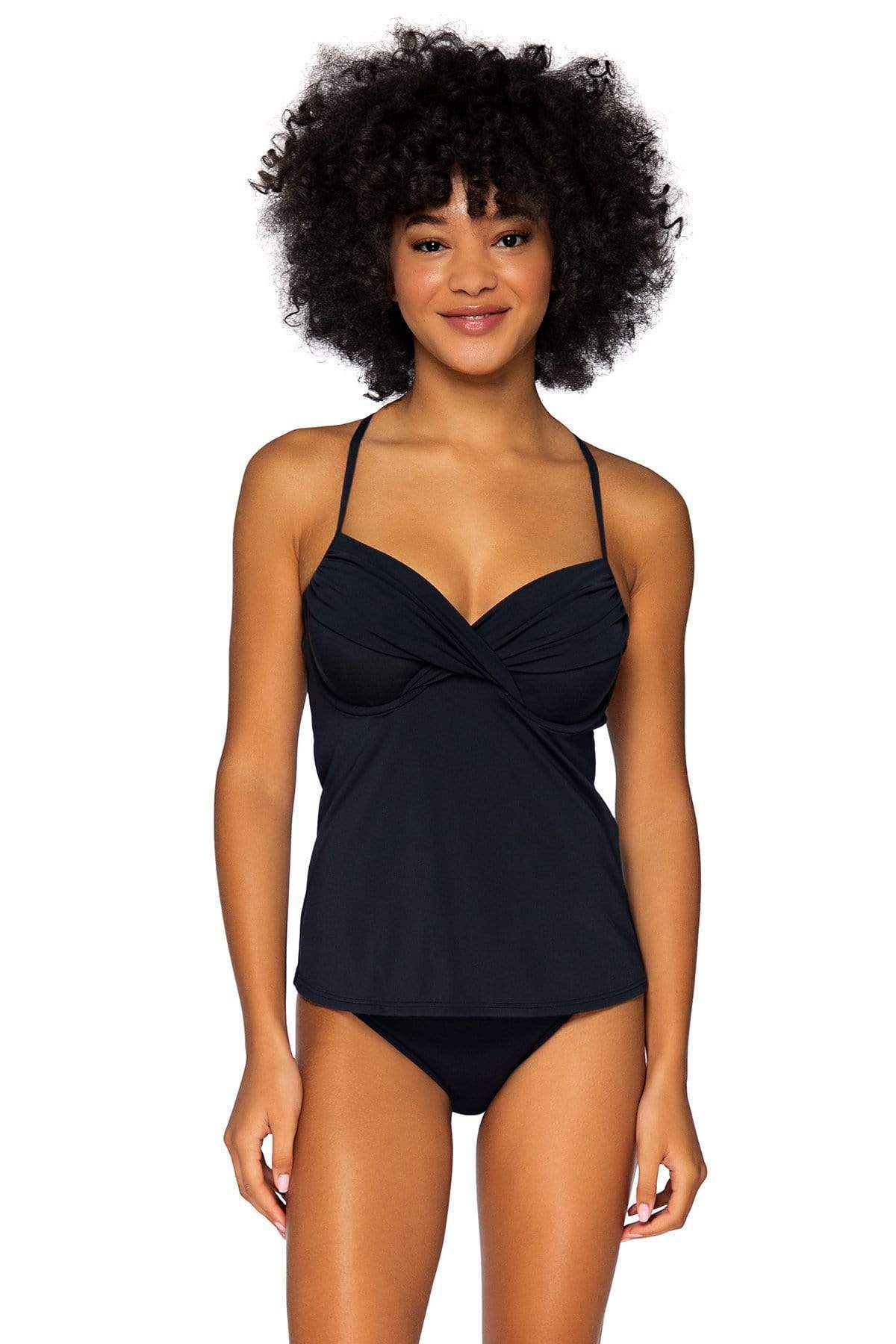 Bestswimwear -  Sunsets Black Crossroads Tankini