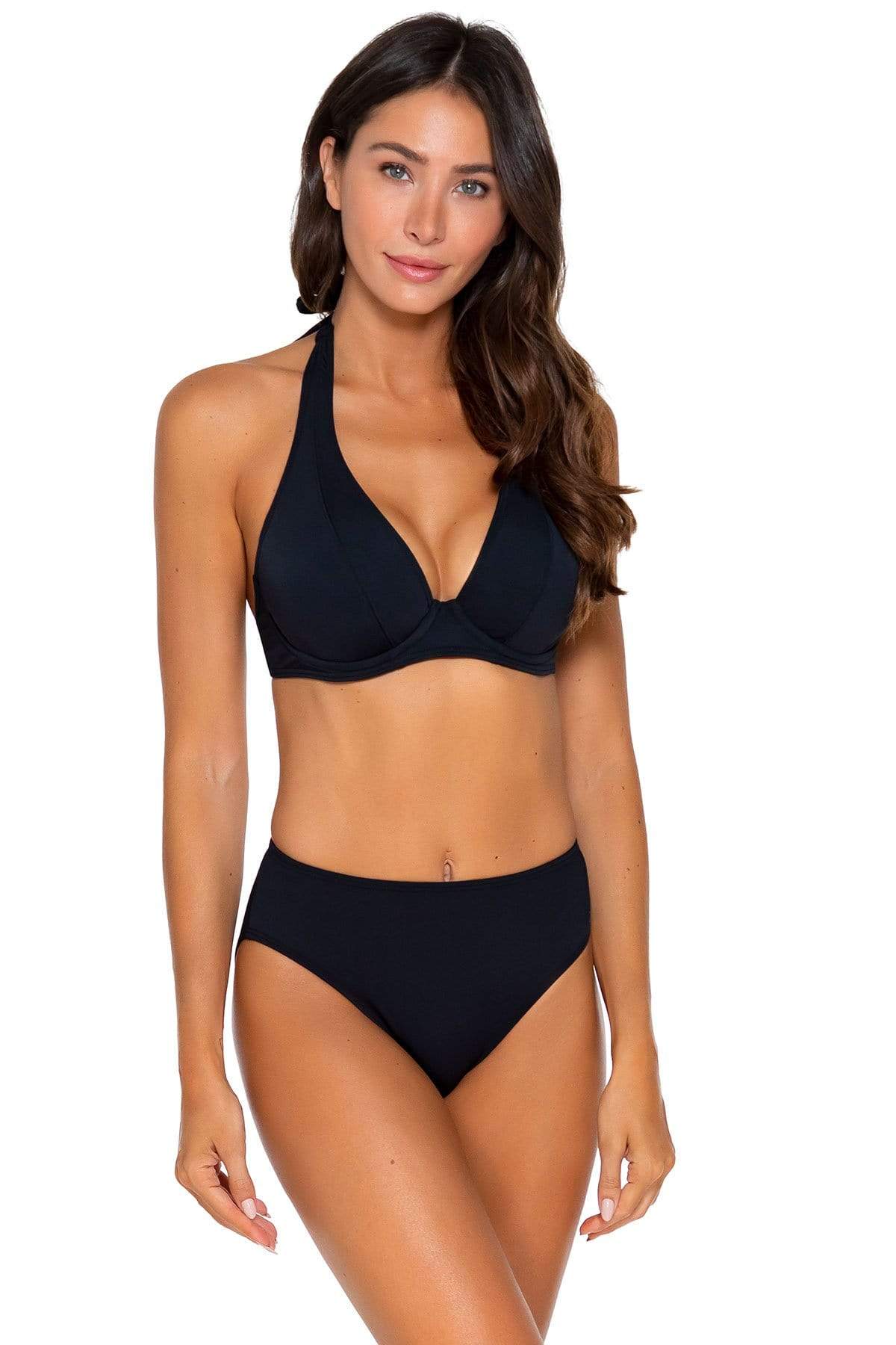 Bestswimwear -  Sunsets Black Muse Halter