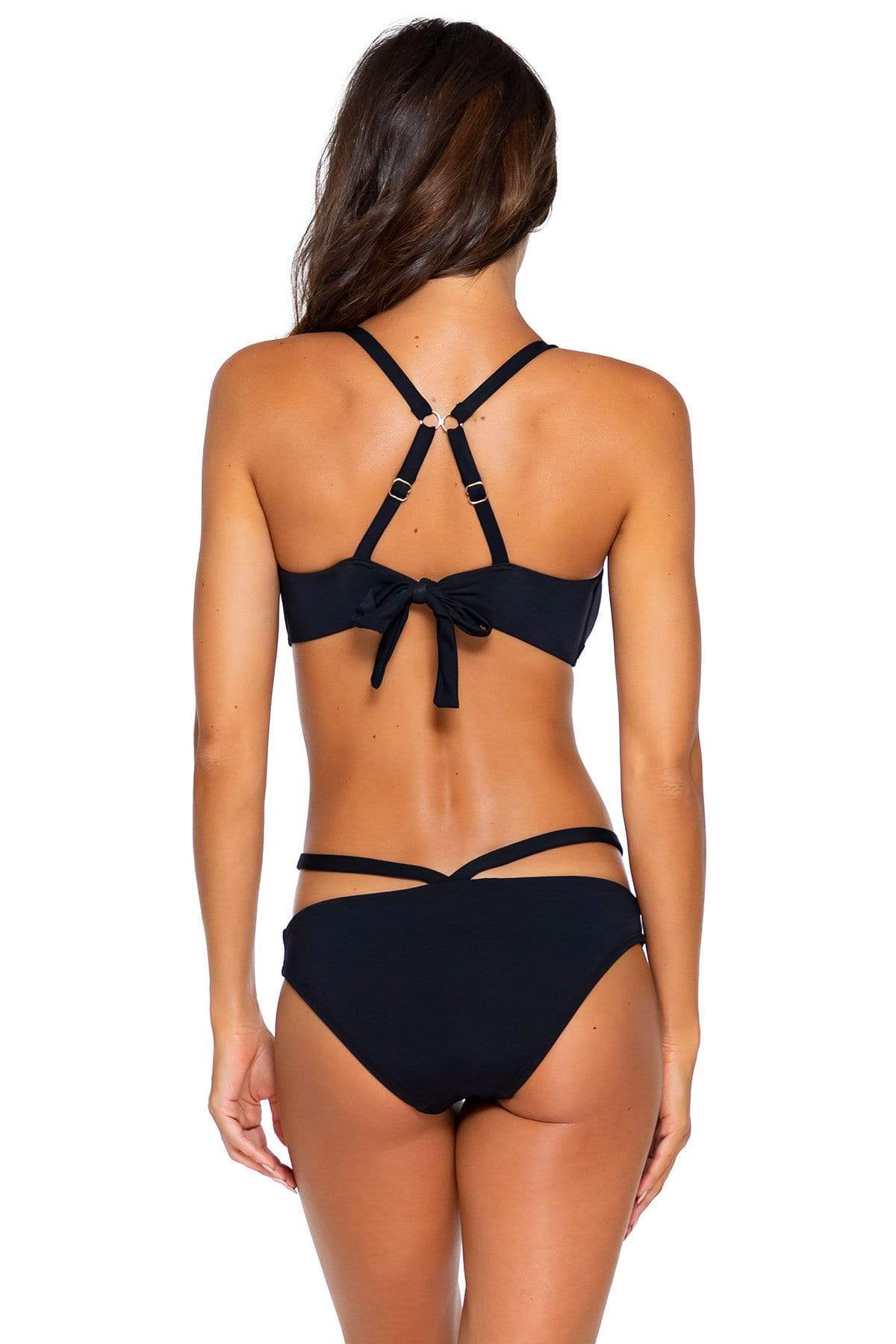 Bestswimwear -  Sunsets Black Olivia Tie Back