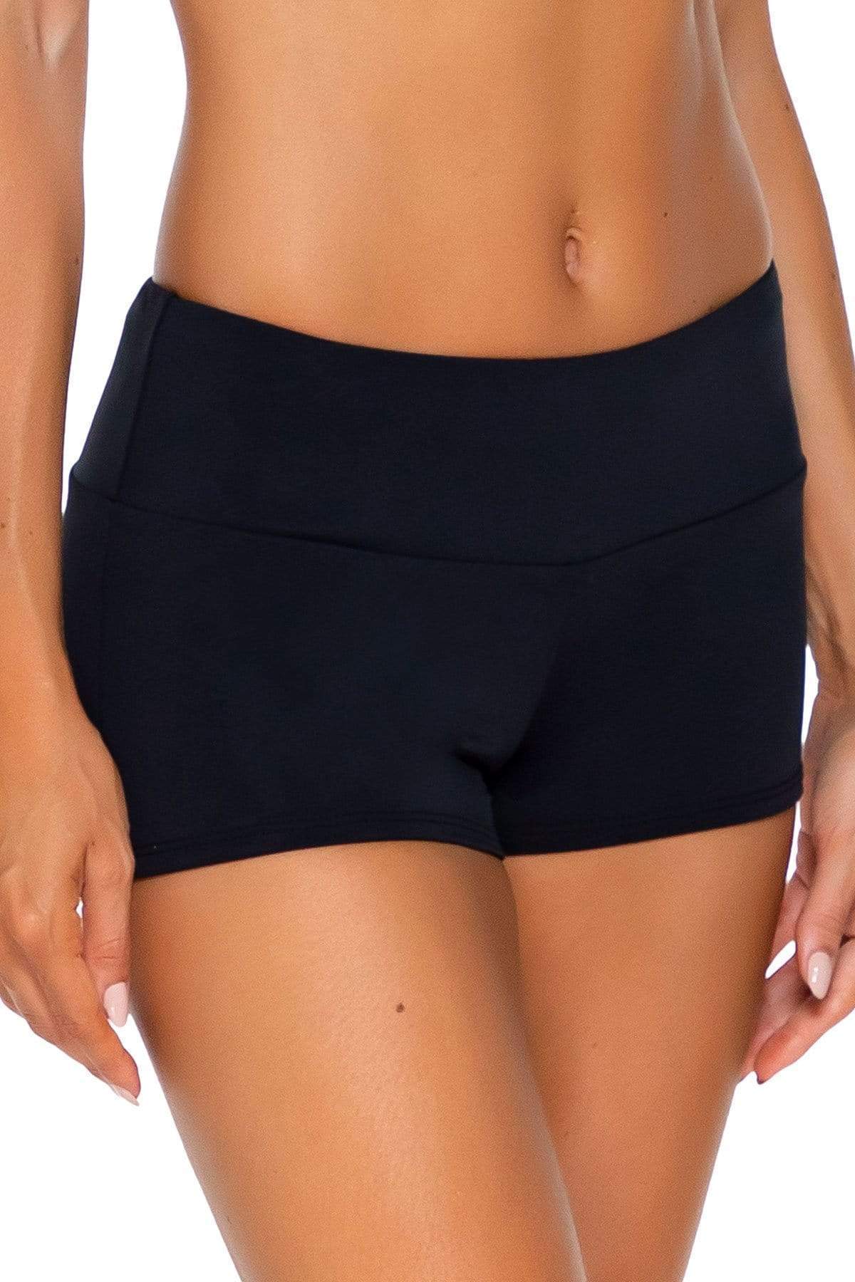 Bestswimwear -  Sunsets Black Seascape Swim Short