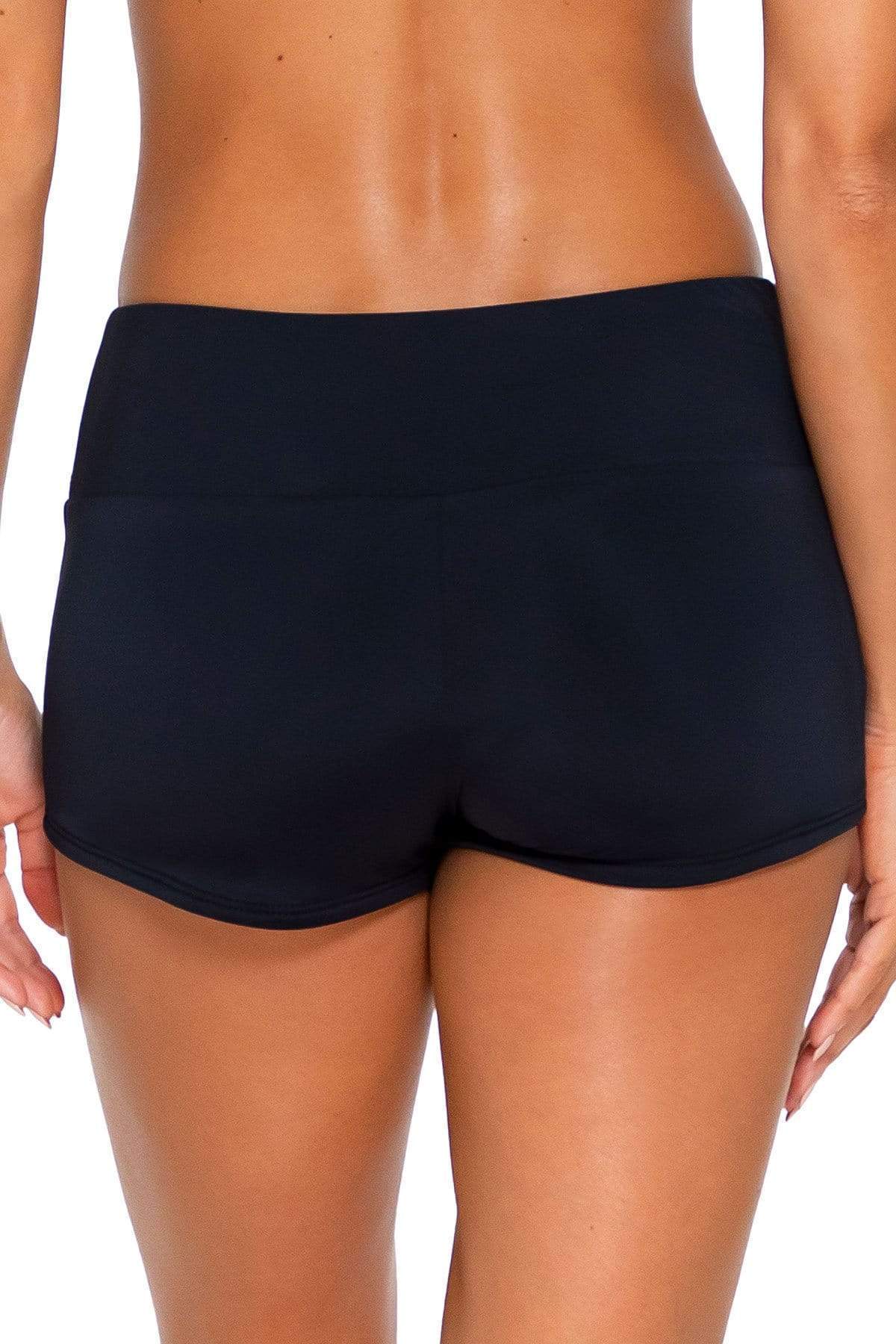 Bestswimwear -  Sunsets Black Seascape Swim Short