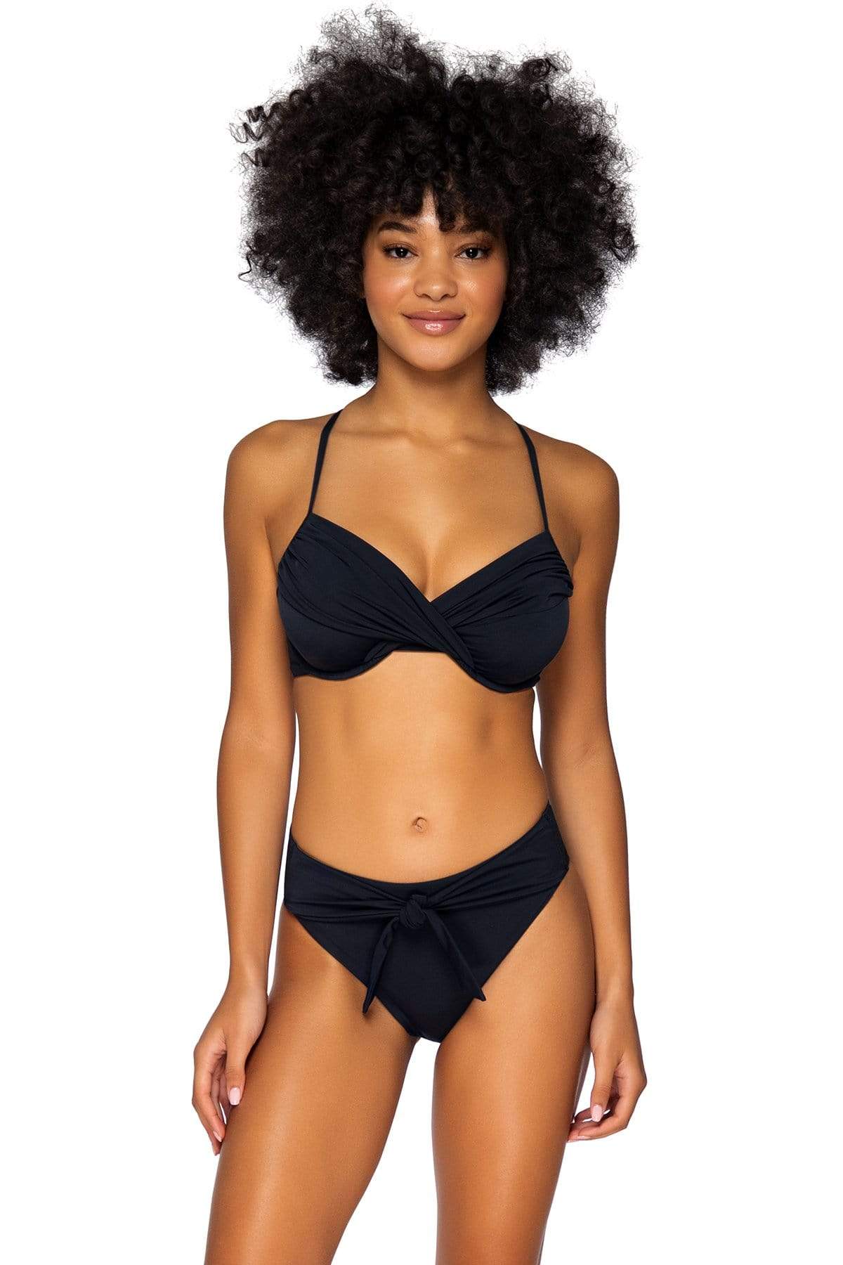 Bestswimwear -  Sunsets Black Tessa Tie High Rise