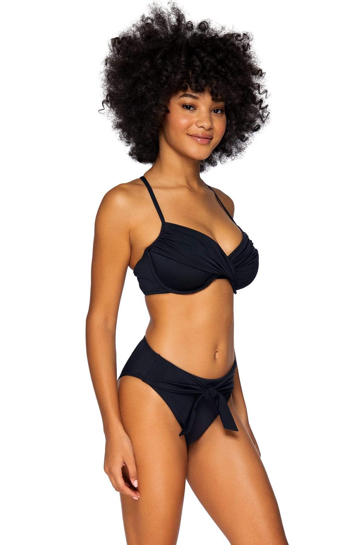 Bestswimwear -  Sunsets Black Tessa Tie High Rise