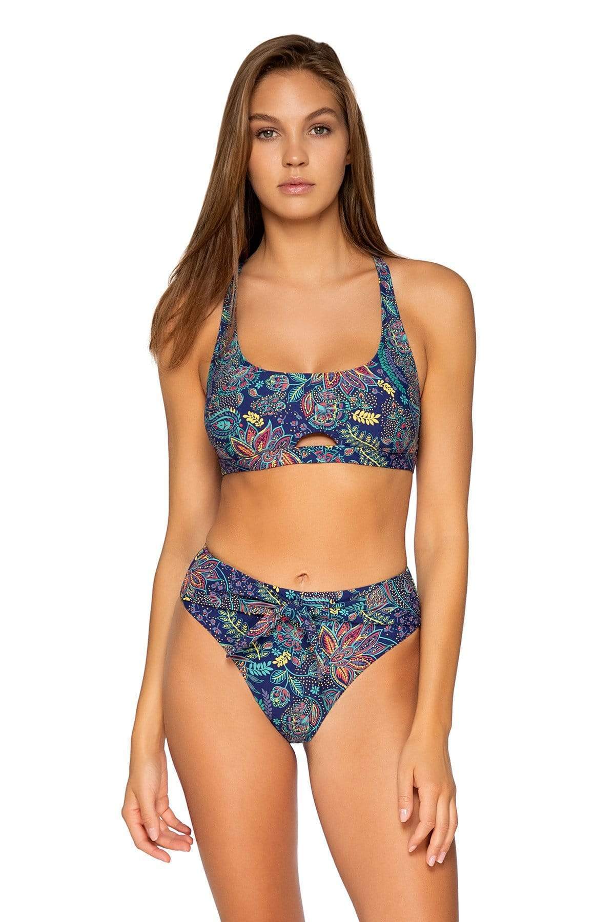 Bestswimwear -  Sunsets Dreamscape  Tessa Tie High Rise