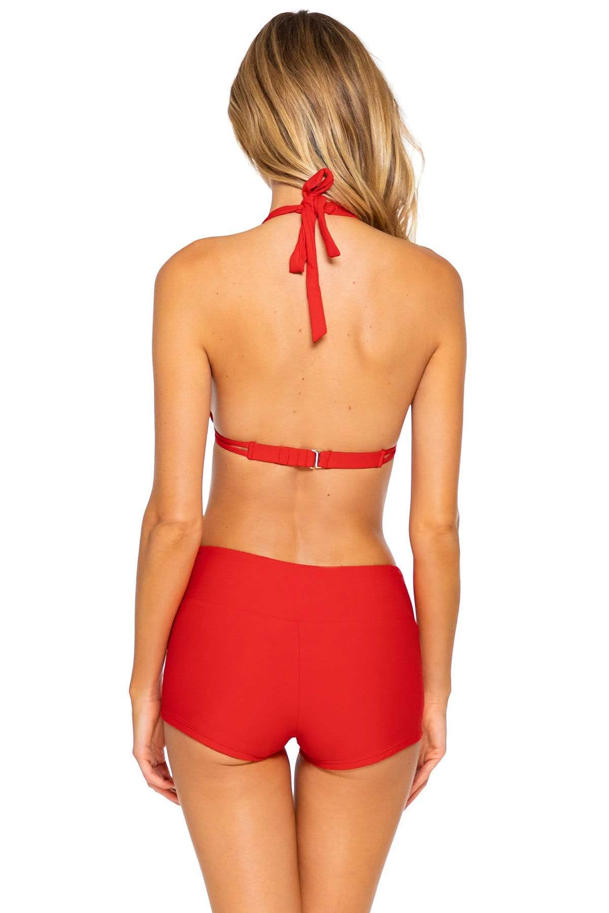 Bestswimwear -  Sunsets Scarlet Seascape Swim Short