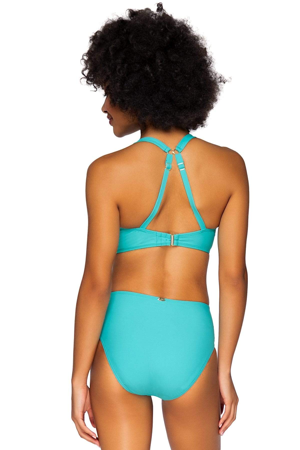 Bestswimwear -  Sunsets Seaside Aqua High Road Bottom