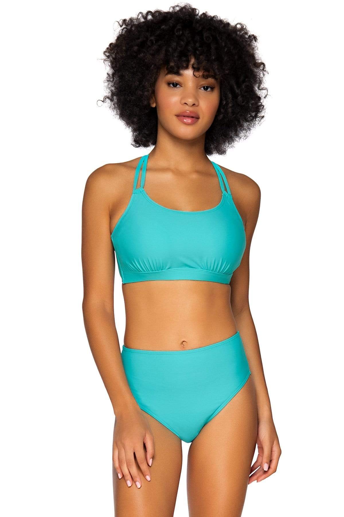 Bestswimwear -  Sunsets Seaside Aqua High Road Bottom