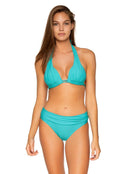 Bestswimwear -  Sunsets Seaside Aqua Marilyn Halter