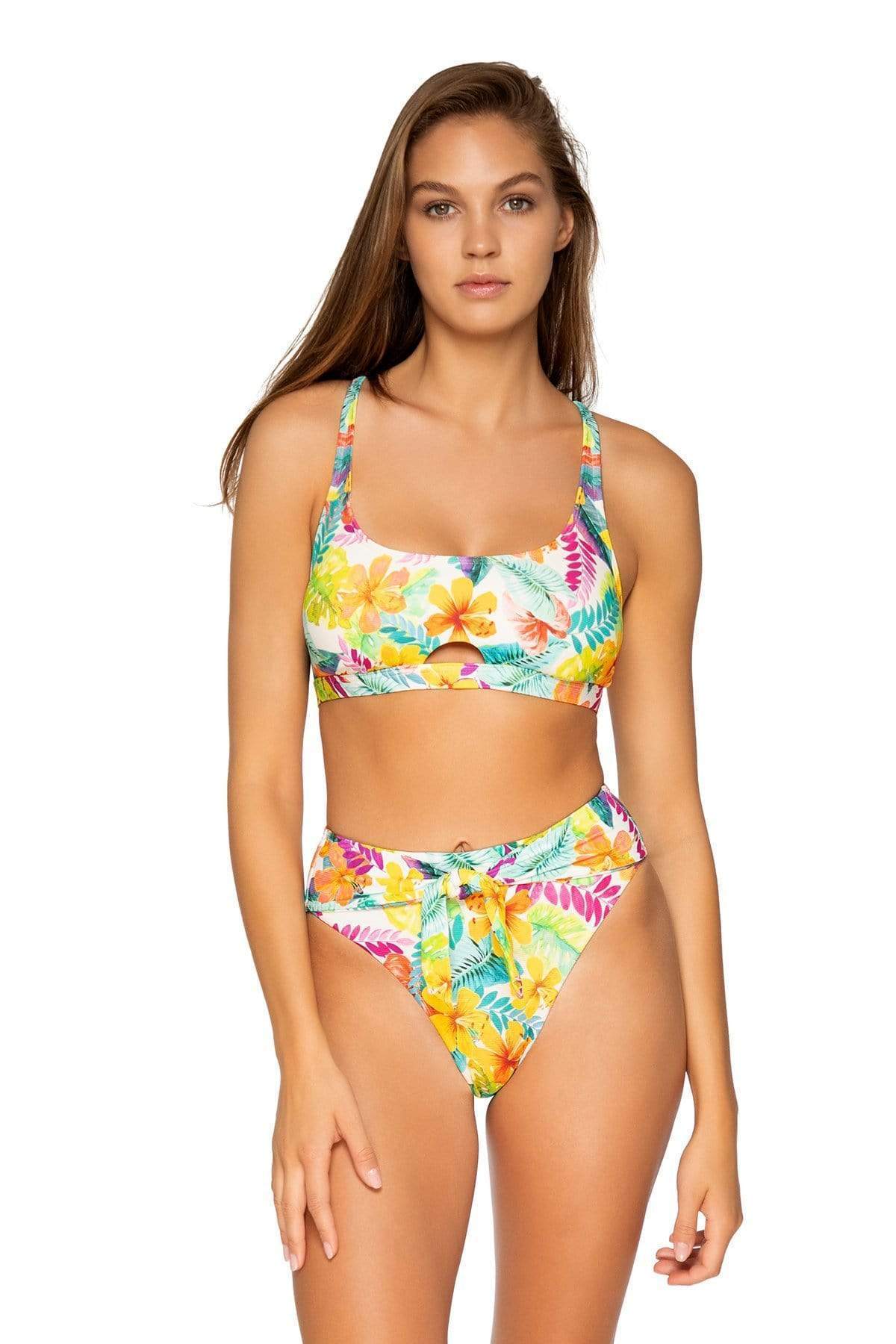 Bestswimwear -  Sunsets Tropical Adventure Tessa Tie High Rise