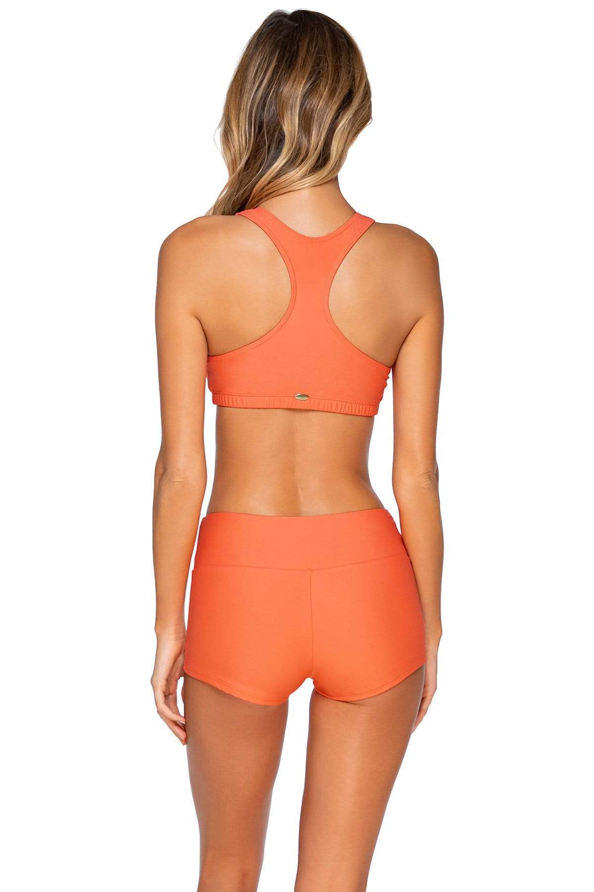 Bestswimwear -  Sunsets Tropical Coral Seascape Swim Short