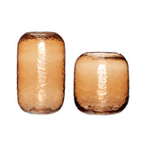 Texture Vases Textured/Amber (set of 2)