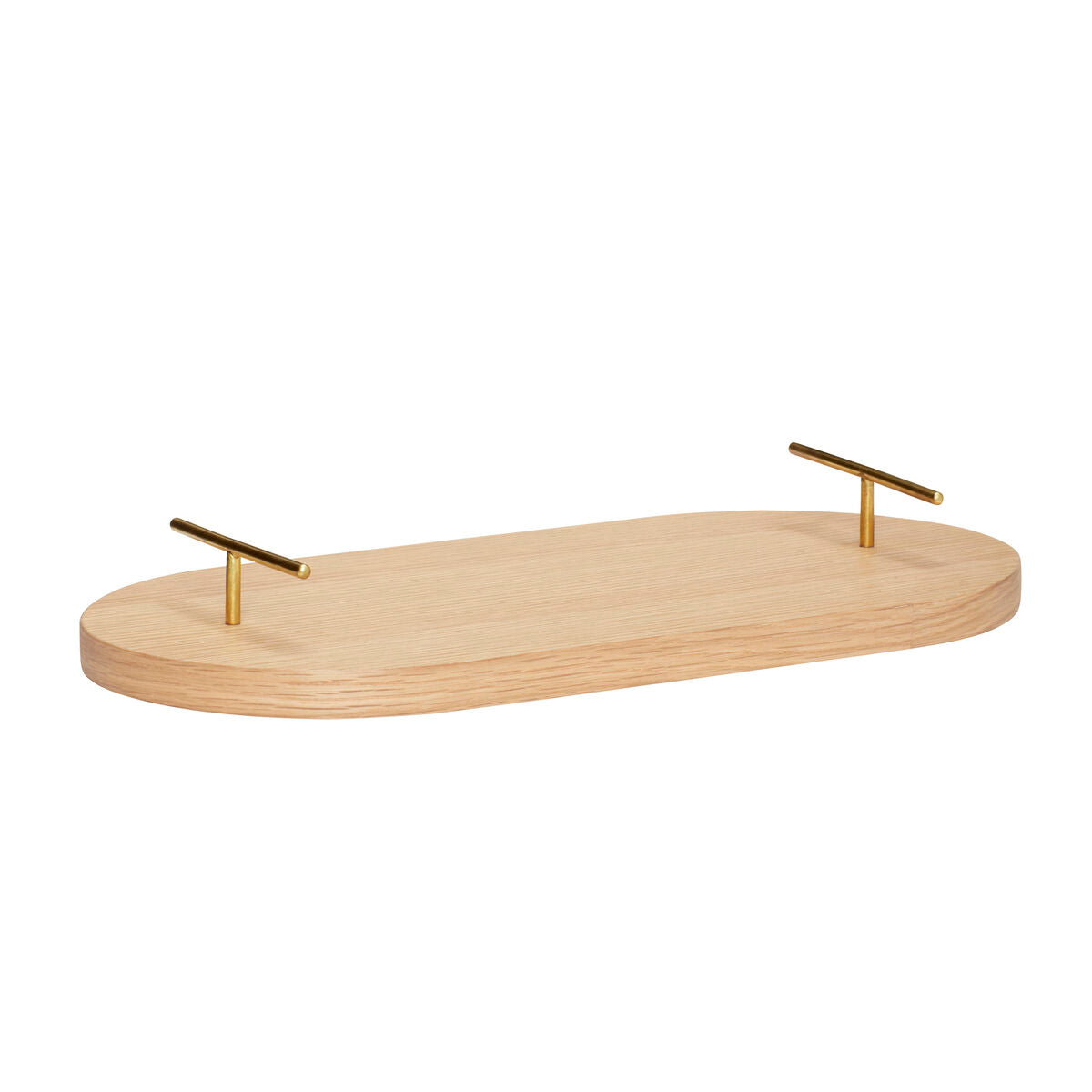 Serve Tray Natural/Brass