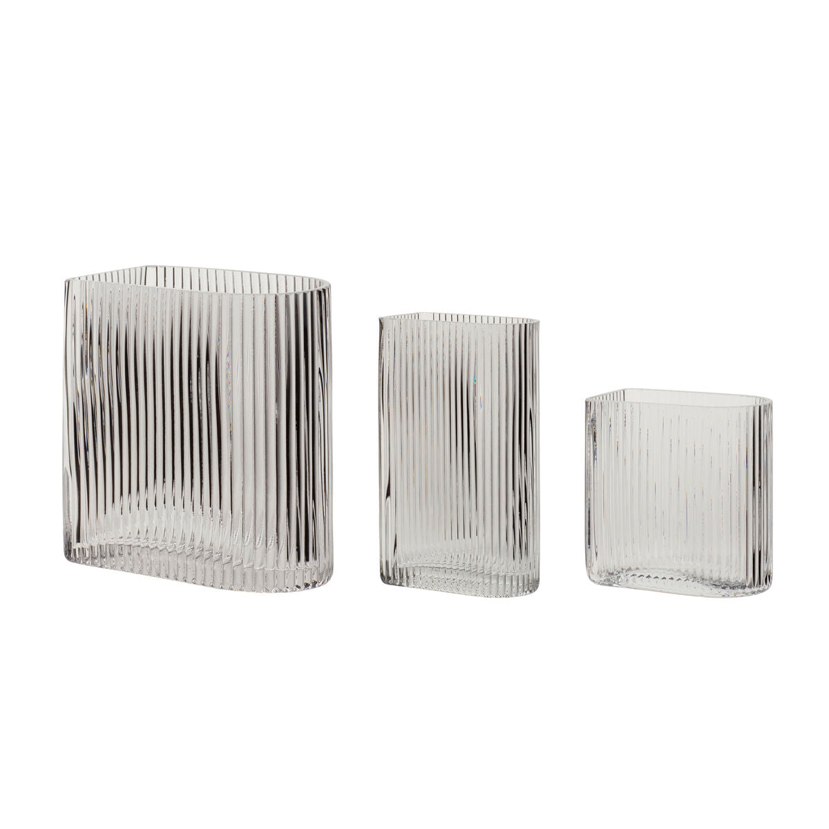 Elements Vases Clear (set of 3)