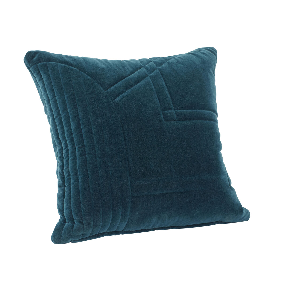 Velour Cushion Petrol