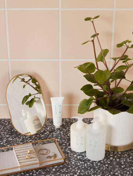 View Table Mirror Brass