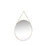 View Wall Mirror Round Natural