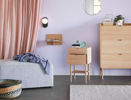 View Wall Mirror Round Natural