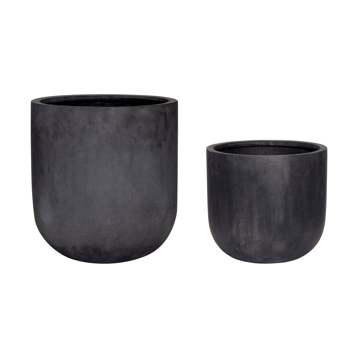 Villa Pots Black (set of 2)