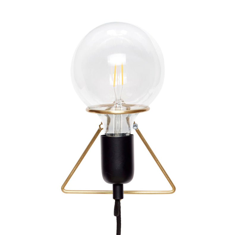 Eureka Wall Lamp Brass/Black