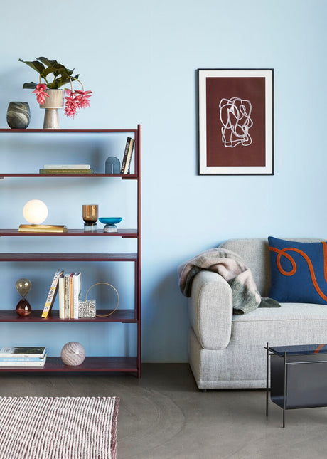 Wave Cushion Blue/Orange