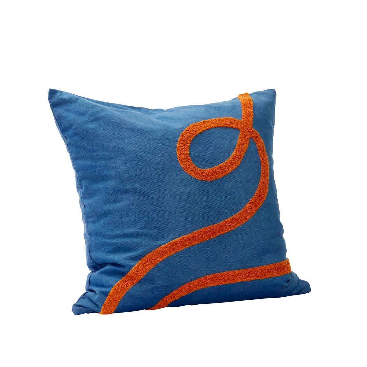 Wave Cushion Blue/Orange