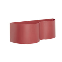 Wave Planter Red