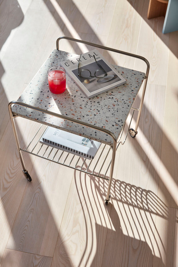 Wave Trolley Terrazzo/Nickel